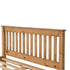 Monaco 5FT Bed High Foot End - Distressed Waxed Pine